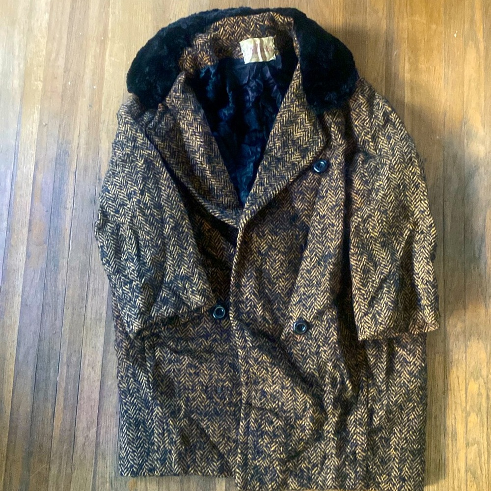 Vintage cape style coat